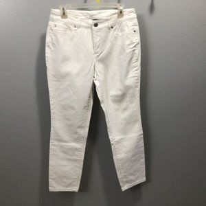 White Christopher & Banks jeans size 6